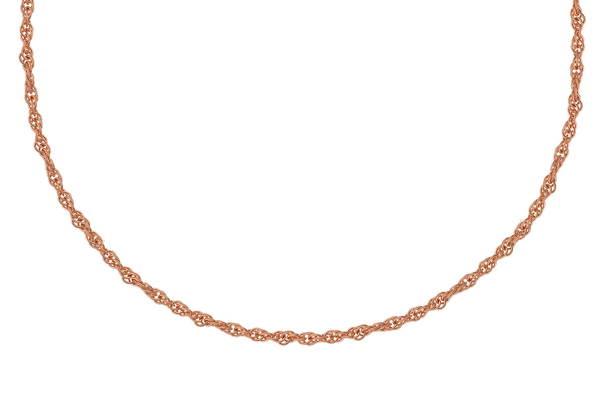 A310-14992: ROPE CHAIN (8IN, 1.5MM, 14KT, LOBSTER CLASP)