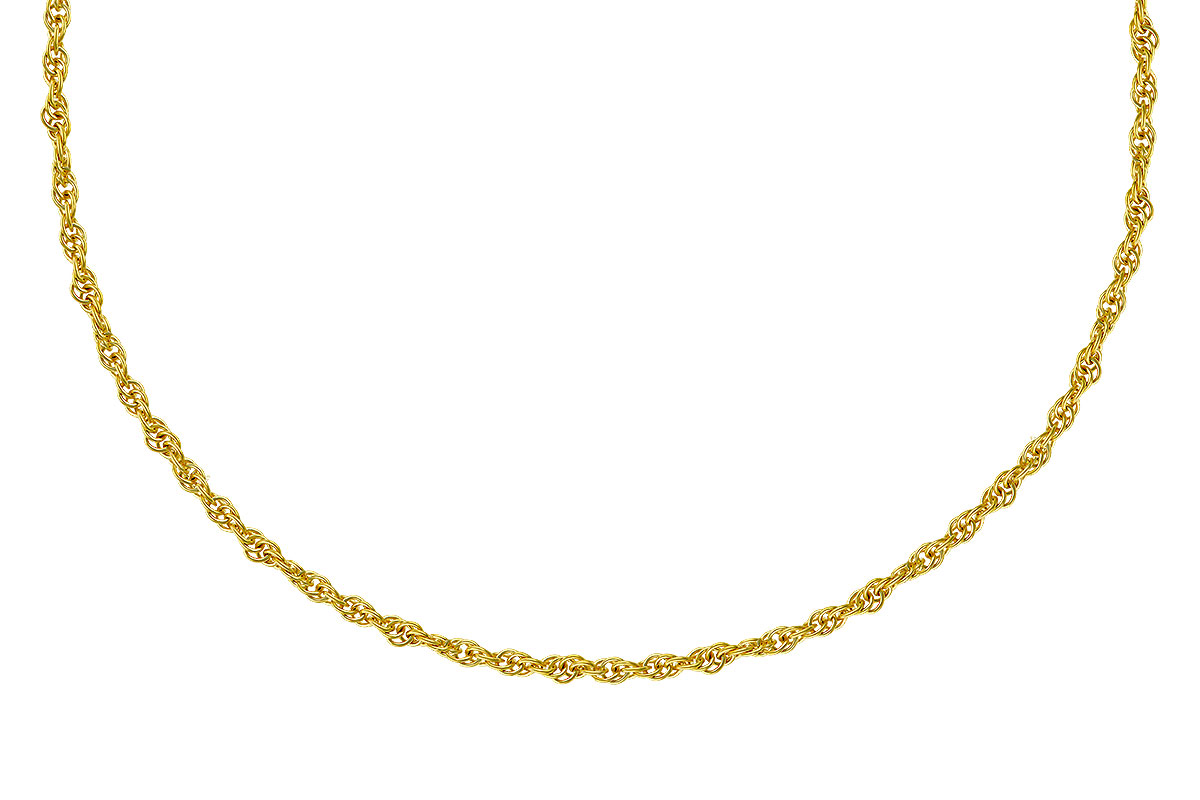 A310-14992: ROPE CHAIN (8IN, 1.5MM, 14KT, LOBSTER CLASP)