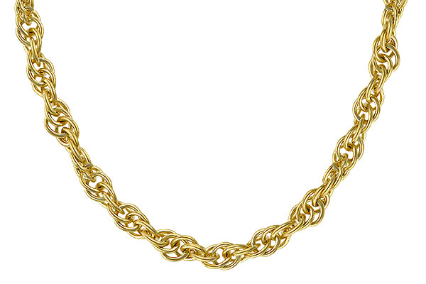 A310-14992: ROPE CHAIN (1.5MM, 14KT, 8IN, LOBSTER CLASP)