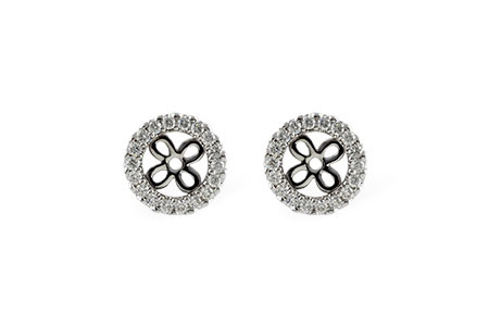 B223-76738: EARRING JACKETS .24 TW (FOR 0.75-1.00 CT TW STUDS)