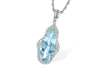 B226-51301: NECK 3.97 AQUAMARINE 4.20 TGW
