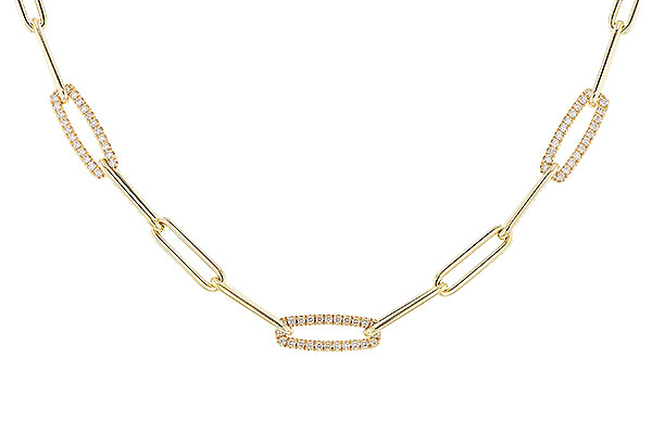 B310-09538: NECKLACE .75 TW (17 INCHES)