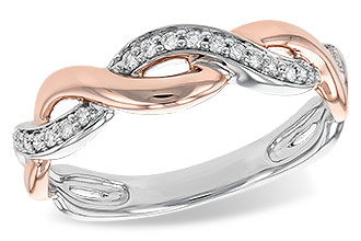 C221-94010: LDS DIA WED RG .10 TW (ROSE & WG)