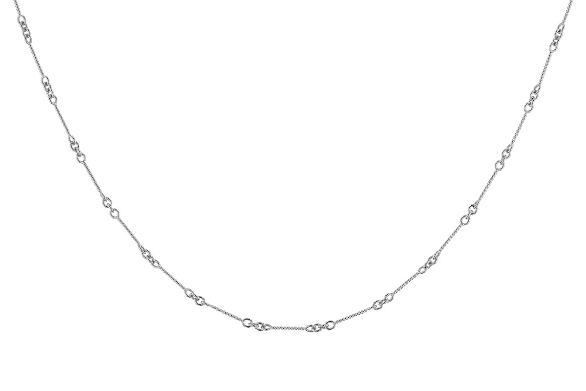 C310-14983: TWIST CHAIN (8IN, 0.8MM, 14KT, LOBSTER CLASP)