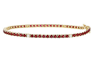 C311-01356: BRACELET 3.04 RUBY 3.29 TGW (7")