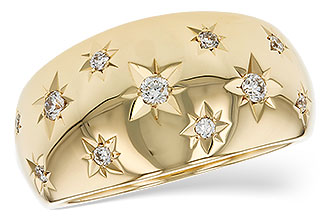 C311-91328: LDS DIA WEDDING RING .18 TW