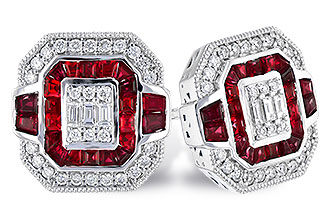 D309-24937: EARR .80 RUBY TW 1.05 TGW