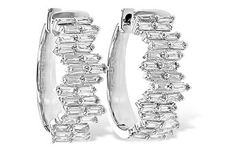E226-50437: EARR .70 TW BAGUETTE DIAS