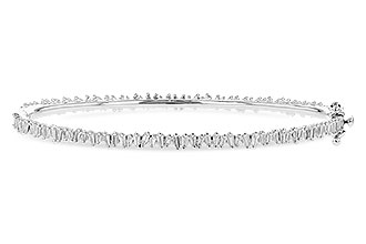 E309-19501: BANGLE .75 TW BAGUETTE DIAS