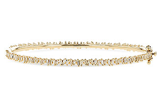 E309-19501: BANGLE .75 TW BAGUETTE DIAS