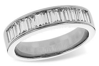 E311-00428: LDS DIA WED RG .70 TW BAGUETTES