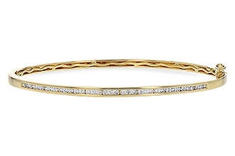 F225-59492: BANGLE BRACELET .50 TW
