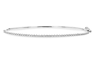 F226-54074: BANGLE BRACELET .50 TW