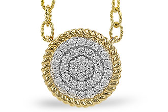 F310-17674: NECKLACE .32 TW (18")