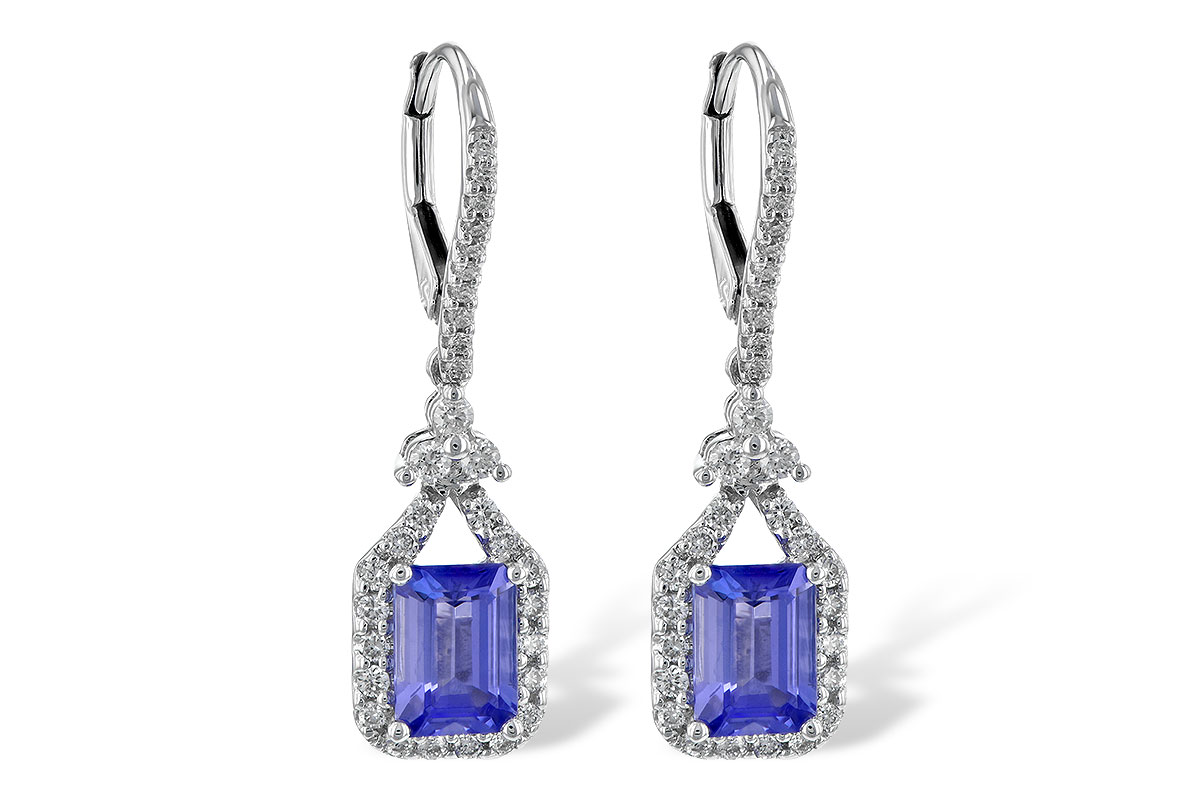 G226-45864: EARR 1.60 TW TANZANITE 2.08 TGW